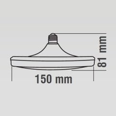 K2 26W Ledli Ufo Ampul