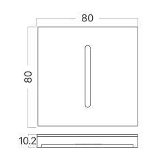 Braytron Step Cs3 Fırçalı Gümüş  Kapak