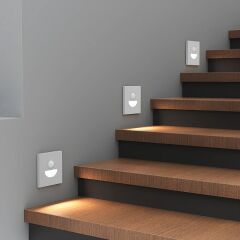 Braytron Step 1.5w 3cct Beyaz Sensörlü Duvar Armatür