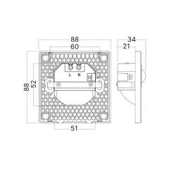 Braytron Step 1.5w 3cct Siyah Sensörlü Duvar Armatür