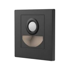 Braytron Step 1.5w 3cct Siyah Sensörlü Duvar Armatür
