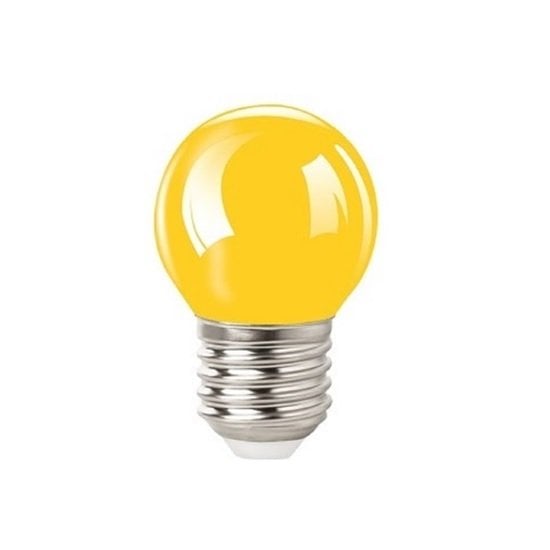 Ecolıte Color Bulb 1W Led P45 Gece  Ampulü  Sarı 25.000 H