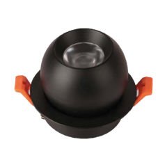 Ycl 12W Cob Led Mat Siyah Kasa