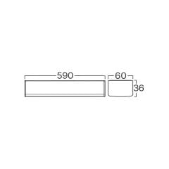 Braytron Prolıne 18w 4000k Ip40 Bant Armatür 0.60 Mt