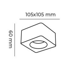 MOL2421 VERONA SERİSİ SIVA ÜSTÜ LED SPOT