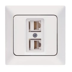 Ne-Ad Aras İkili Data Prizi (Cat5+Cat5) (Çerçeve Hariç)