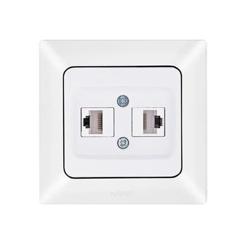 Ne-Ad Aras İkili Data Pirizi (Cat6+Cat6) (Çerçeve Hariç)