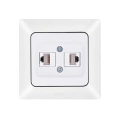 Ne-Ad Aras İkili Data Pirizi (Cat6+Cat6) (Çerçeve Hariç)