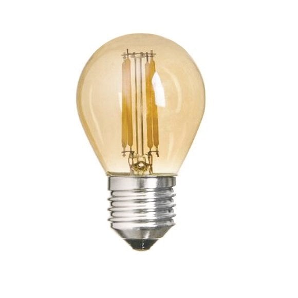 K2 4W E27 Led Flamanlı Ampul (G45) 2700K Sarı Işık