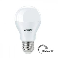Ecolıte Dimmerrable Classıc 9W Led A60 Ampul Opal Cam 825 Lümen 25.000 H 3000K Sarı Işık