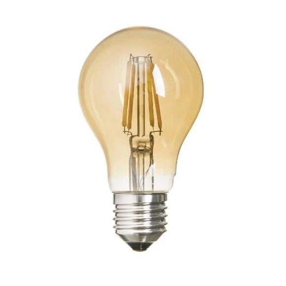 K2 6W E27 Led Flamanlı Ampul (A60) 2700K Sarı Işık