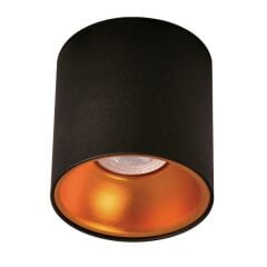 MOL360-1 YUVARLAK SIVA ÜSTÜ GU10 DUYLU SPOT