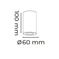 MOL375 HAREKETLİ İNCE YUVARLAK SIVA ÜSTÜ GU10 DUYLU SPOT