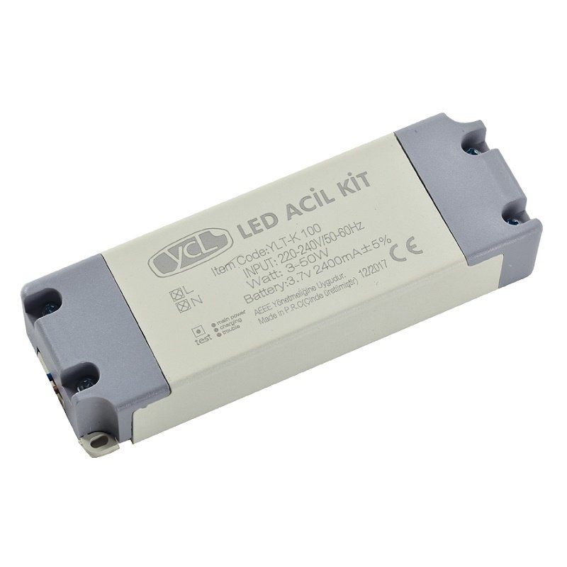 Ycl 3-50W Led Arm.Şarjlı Güç Kaynağı 2400Mah