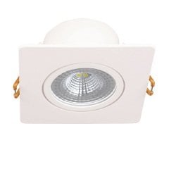 K2 5W 450 Lümen Beyaz Gövde Smd Downlıght Led Kare Sıva Altı Armatür