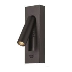 MOL8041 DELUX YATAK BAŞI LED APLİK USB VE TYPE-C GİRİŞLİ SIVA ÜSTÜ