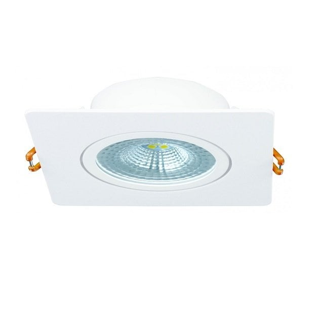 K2 5W 450 Lümen Beyaz Gövde Smd Downlıght Slım Led Kare Sıva Altı Armatür