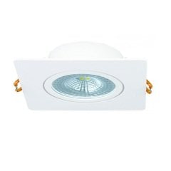K2 5W 450 Lümen Beyaz Gövde Smd Downlıght Slım Led Kare Sıva Altı Armatür