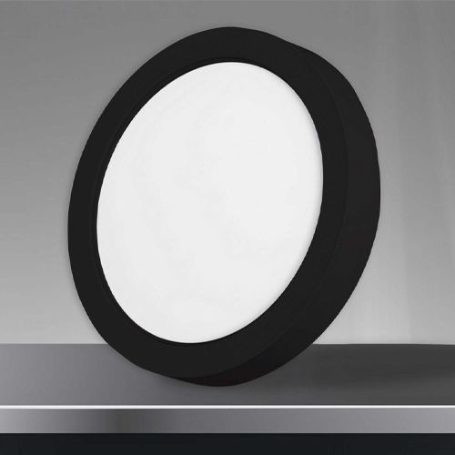 Ferled 24W ZİN Siyah Kasa Yuvarlak Sıva Üstü Led Panel