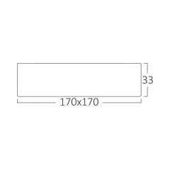 Braytron SMD-SRP 12w-Sqr-Wht-3ın1-Led Panel Lıght