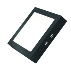 İnoled 24W Siyah 6500K 1920Lm Sıva Üstü Kare Led Panel Armatür