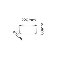 MOL8016-4 VİSTALUX DEKORATİF LED APLİK 8 WATT İP54