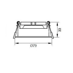Jupıter Jh713 Yuvarlak Sabit Spot Gu10