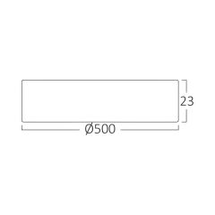 Braytron Jade 45w 3cct Jade Beyaz Yuvarlak Sıva Üstü Armatür
