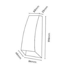 MOL8004 VİSTALUX DEKORATİF LED APLİK 6 WATT İP54