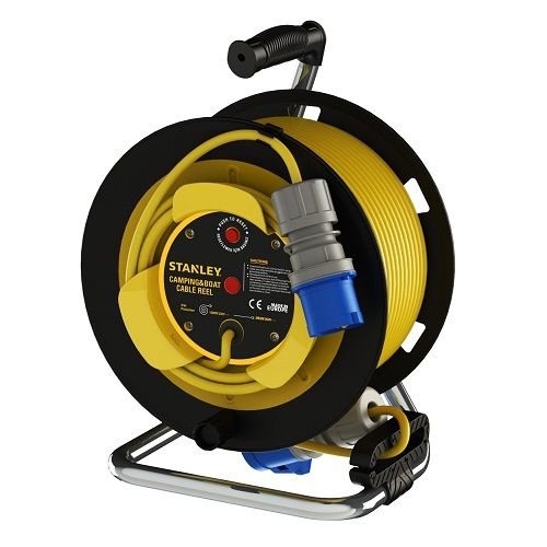 Stanley St-Cc Kamp Ve Karavan Tipi Ip44 1 Soketli 50+2 Metre Makaralı Kablo / 3X1,5Mm