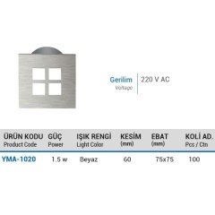 Ycl Orta Kare G.Işığı