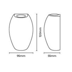 MOL8014 VİSTALUX DEKORATİF LED APLİK 10 WATT İP54