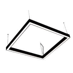 İnoled 95W 4000K Kare Dekoratıf Lineer Led Armatür