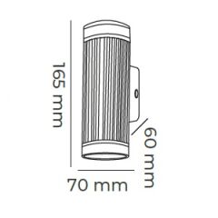MOL8064 VİSTALUX DEKORATİF LED APLİK 6 WATT İP54