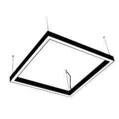 İnoled 115W 4000K Kare Dekoratıf Lineer Led Armatür