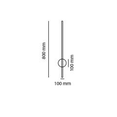 MOL8313 VİSTALUX DEKORATİF ÇUBUK APLİK 80 CM