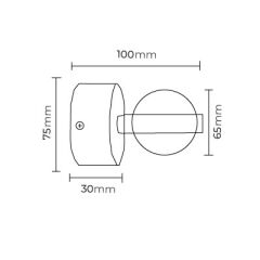 MOL8024 VİSTALUX DEKORATİF LED APLİK 4 WATT İP20