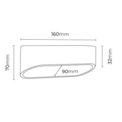 MOL8023 VİSTALUX DEKORATİF LED APLİK 5 WATT İP20