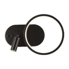 Ycl 3+6W Siyah Metal Kasa Yatak Başı Aplık