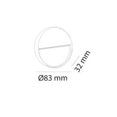 MOL9093 VİSTARA SERİSİ SIVA ÜSTÜ MERDİVEN AYDINLATMA