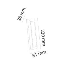 MOL9099 VİSTARA SERİSİ SIVA ÜSTÜ MERDİVEN AYDINLATMA