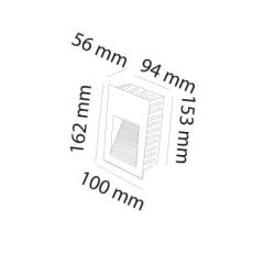 MOL9089 NİL SERİSİ MERDİVEN AYDINLATMA