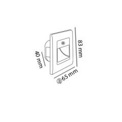 MOL9015 STEP SERİSİ RADAR SENSÖRLÜ LED MERDİVEN AYDINLATMA
