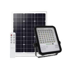 Ack 50W 6500K 550Lm 90° Siyah Solar Led Projektör