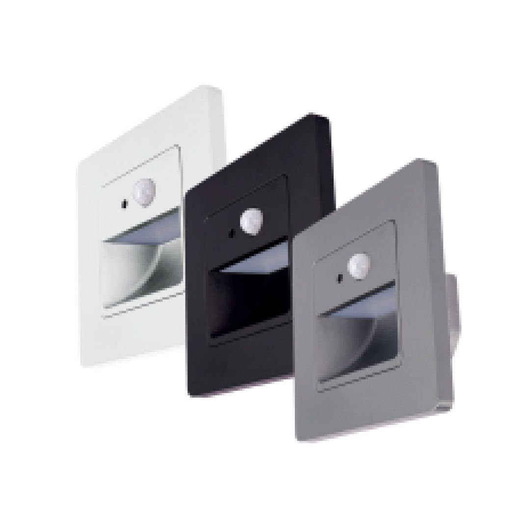 Ack 1W 70Lm Led Duvar Aplik 6500K Antrasit