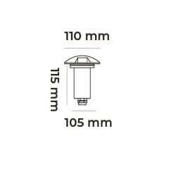 MOL9041 STELLA SERİSİ DIŞ MEKAN ZEMİN AYDINLATMA