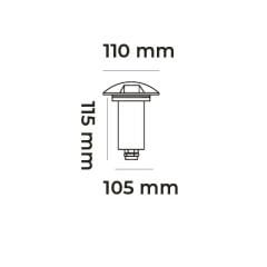 MOL9043 STELLA SERİSİ DIŞ MEKAN ZEMİN AYDINLATMA