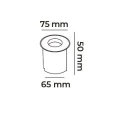MOL9030 STELLA SERİSİ 12 VOLT DIŞ MEKAN ZEMİN AYDINLATMA