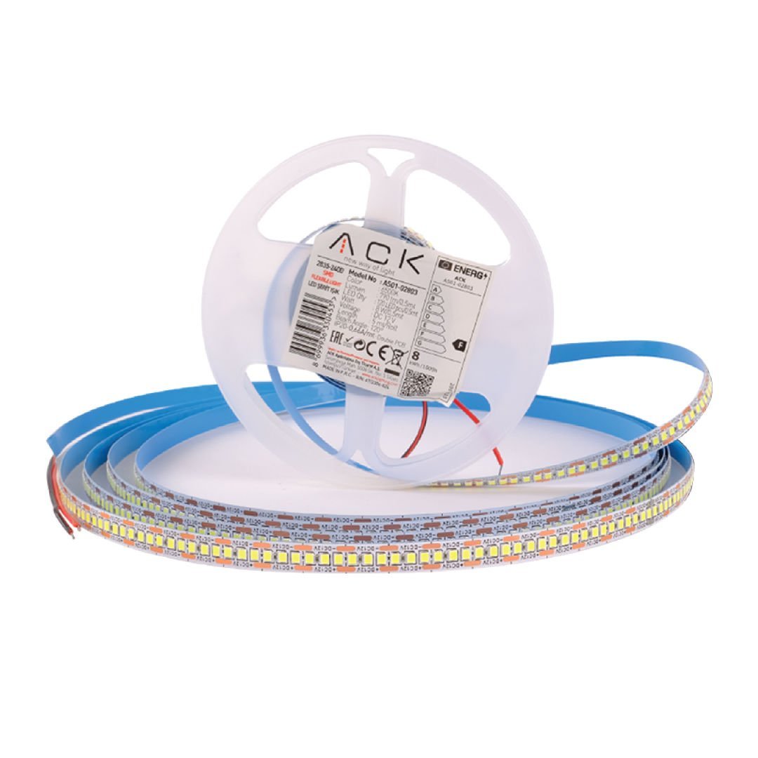 Ack Dc 12V 10W/Mt Yeşil (5Mt) 120 Led Şerit