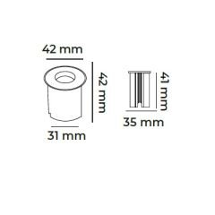 MOL9023 STELLA SERİSİ 12 VOLT DIŞ MEKAN ZEMİN AYDINLATMA